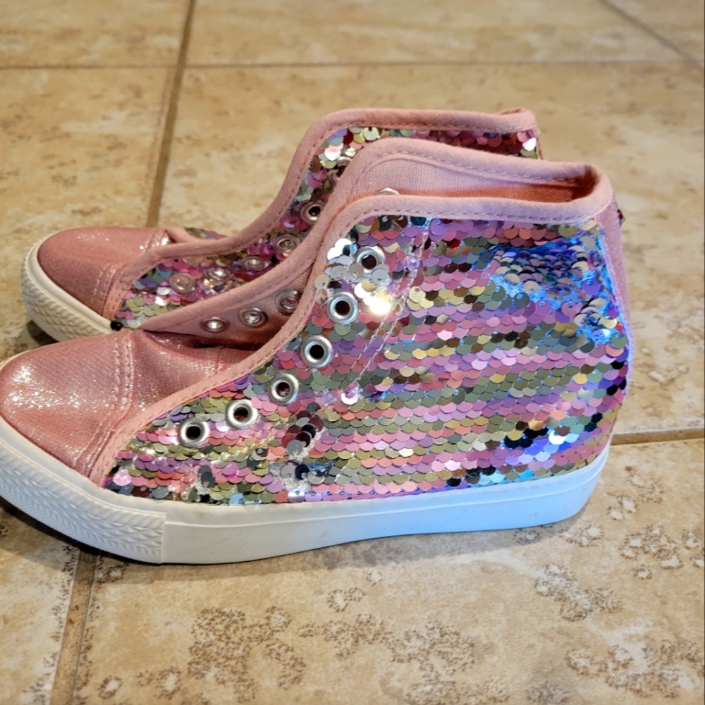 Fab Kids Size 13 Sequin Hightops